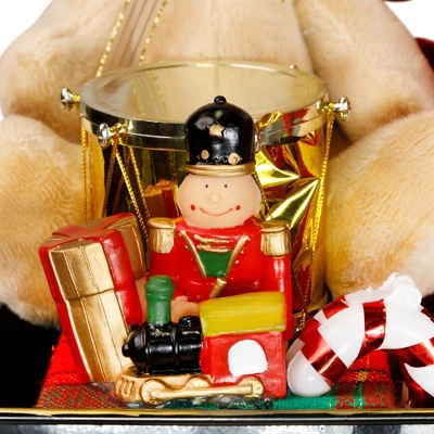 Northlight Animated And Musical Santa Driving Vintage Car Christmas Decoration - 31" - Image 4