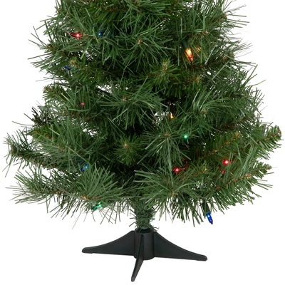 Northlight Pre-Lit Medium Royal Pine Artificial Christmas Tree - 2' - Multicolor Lights - Image 4