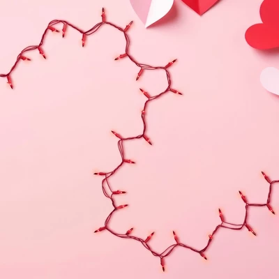 Northlight Mini Christmas Lights - Red - 20' Red Wire - 100ct - Image 3