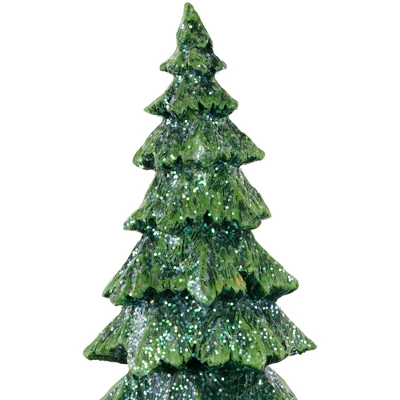 Northlight Glittered Pine Tree Christmas Decoration - 12" - Image 3