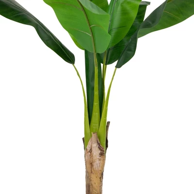 Northlight 4' Artificial Tropical Banana Tree In A Clay Pot - Image 4