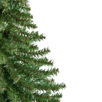 Northlight 1.5 FT Potted Downswept Mini Village Pine Medium Artificial Christmas Tree, Unlit - Image 2