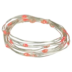 Northlight 20-Count Red LED Micro Fairy Christmas Lights - 6ft, Copper Wire