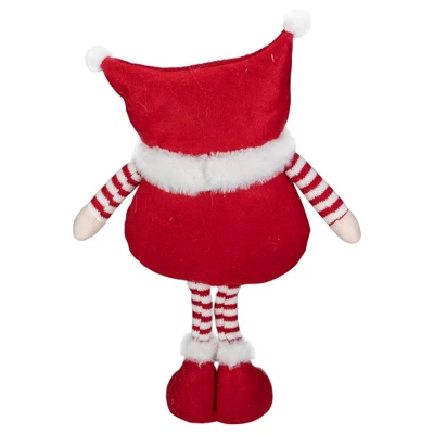 Northlight Plush Standing Gnome Christmas Decoration - 18.5" - Red And White - Image 4