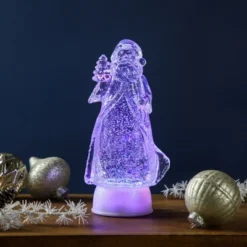 Northlight LED Lighted Color Changing Acrylic Santa Claus Christmas Decoration - 10"