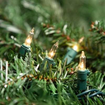 Northlight Mini Christmas Light Set -Clear - 4' Green Wire - 20ct - Image 2
