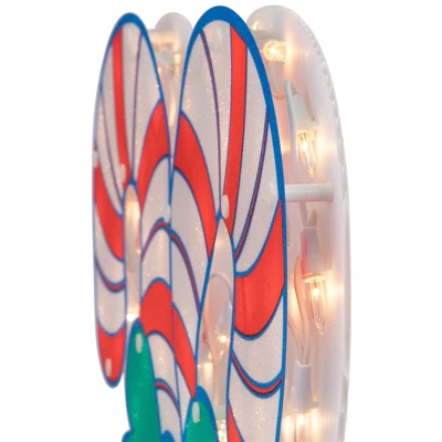 Northlight 18.5" Lighted Double Candy Cane Christmas Window Silhouette - Image 5