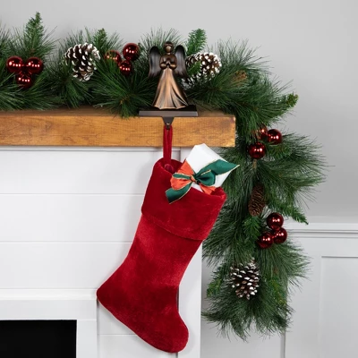 Northlight 7" Copper-tone Praying Angel Metal Christmas Stocking Holder - Image 4