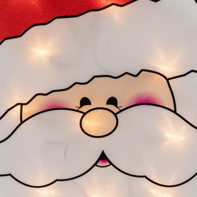 Northlight 12" Lighted Santa Claus Christmas Window Silhouette - Image 3