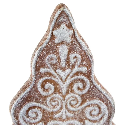 Northlight Glittered Gingerbread Tree Christmas Decoration - 8.25" - Image 7