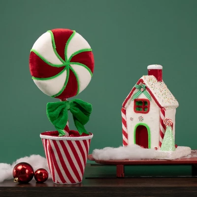 Northlight Peppermint Candy House Christmas Decoration - 11" - Image 2