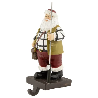 Northlight 8.5" Rustic Fisherman Santa Christmas Stocking Holder - Image 2