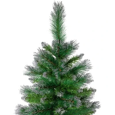 Northlight Two-Tone Spruce Pine Glitter Tip Medium Artificial Christmas Tree - 6' - Unlit - Image 2