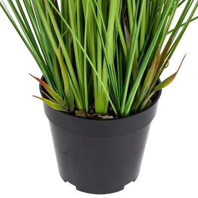 Northlight 27" Artificial Onion And Pampas Grass In Black Pot - Image 5