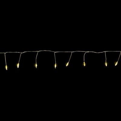 Northlight LED Fairy Water Droplet Christmas String Lights - Warm White - 6' Silver Wire - 40ct - Image 2