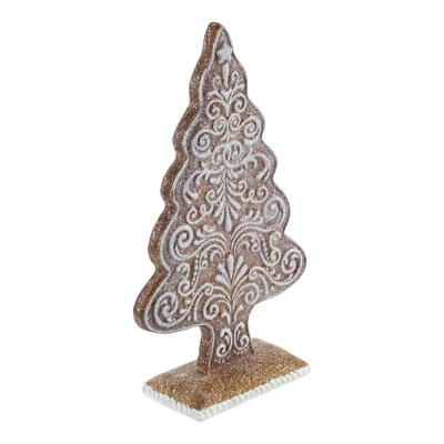 Northlight Glittered Gingerbread Tree Christmas Decoration - 8.25" - Image 4