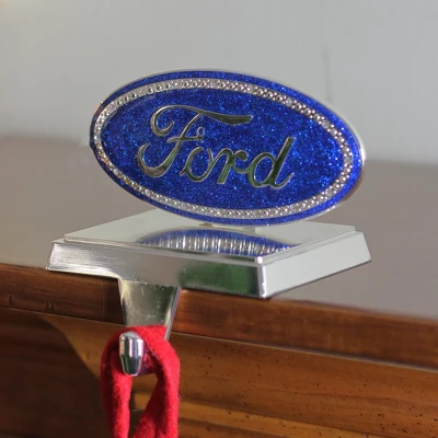 Northlight Officially Licenced Ford Logo Christmas Stocking Holder - Blue/Silver - Image 2