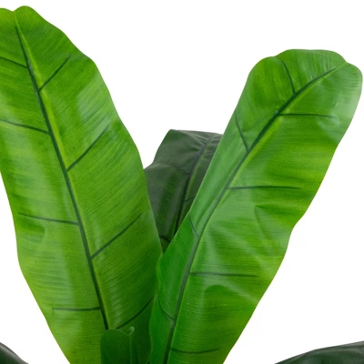 Northlight 4' Artificial Tropical Banana Tree In A Clay Pot - Image 5