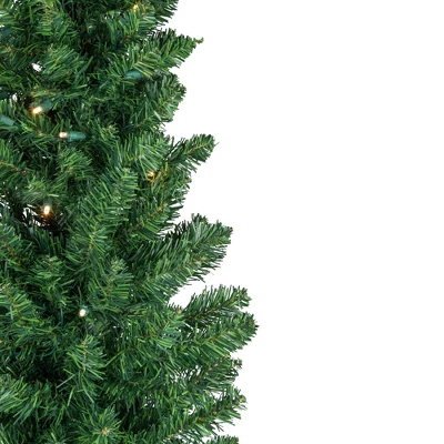 Northlight Pre-Lit Pencil Northern Balsam Fir Artificial Christmas Tree - 6' - Warm Clear LED Lights - Image 2