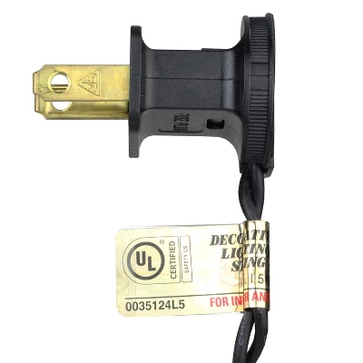 Northlight 100ct LED Mini Christmas Lights White - 33' Black Wire