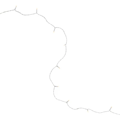 Northlight Wide Angle LED Christmas Lights - Warm White - 3' White Wire - 10ct - Image 3