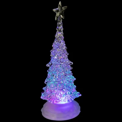 Northlight LED Lighted Acrylic Christmas Tree Decoration - 10.5" - Multi-Color Lights - Image 4