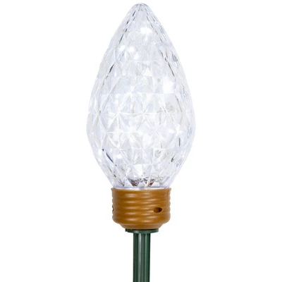 Northlight LED Lighted C9 Style Christmas Pathway Lawn Stakes - 3 Ft - Clear - 3-Count - Image 4